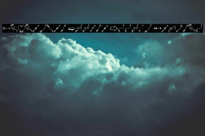 Tanaestel Doodle Arrows Regular Example 2