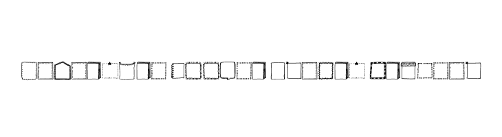Tanaestel Doodle Frames Regular  Скачать бесплатные шрифты