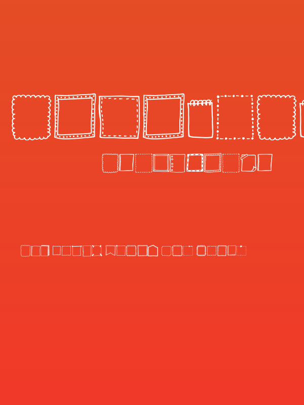 Tanaestel Doodle Frames Regular Poster