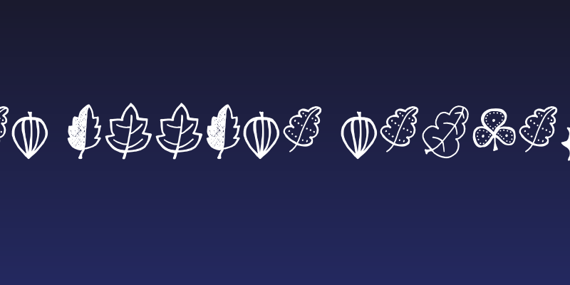 Tanaestel Doodle Leaves Regular Social Header