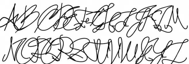 Tanda Tangan Regular Font Litere mari