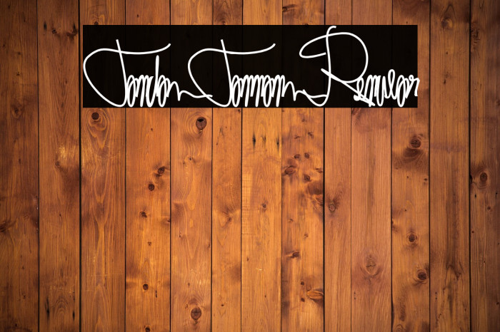 Tanda Tangan Regular Example 2