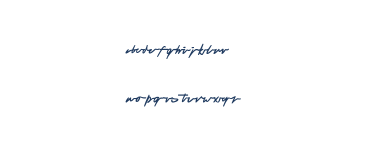 Tanda Tangan Lowercase