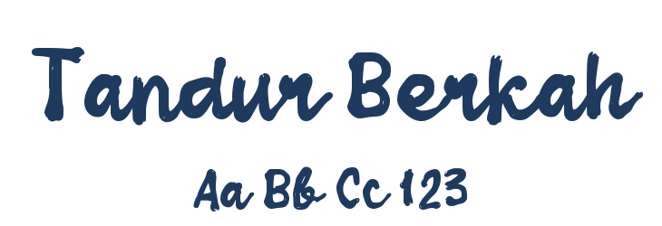 Tandur Berkah Font Preview