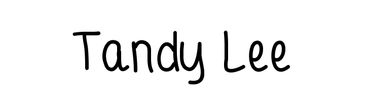 Tandy Lee  font caratteri gratis