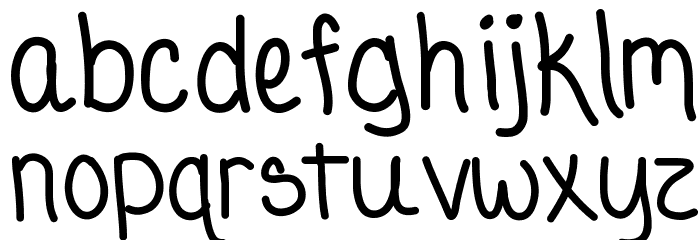 Tandy Lee Font LOWERCASE