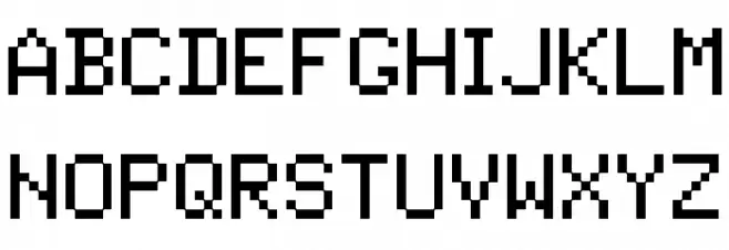 Tandysoft Font Litere mari