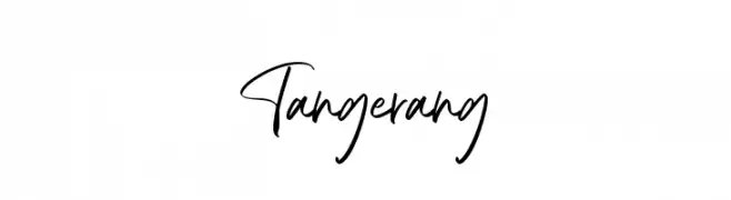 Tangerang  नि: शुल्क फ़ॉन्ट्स डाउनलोड