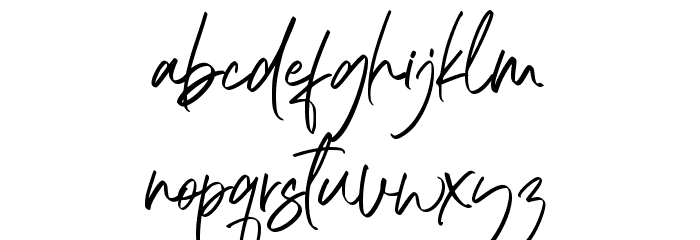 Tangerang Font LOWERCASE