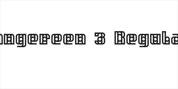 Tangereen 3 Regular Logo