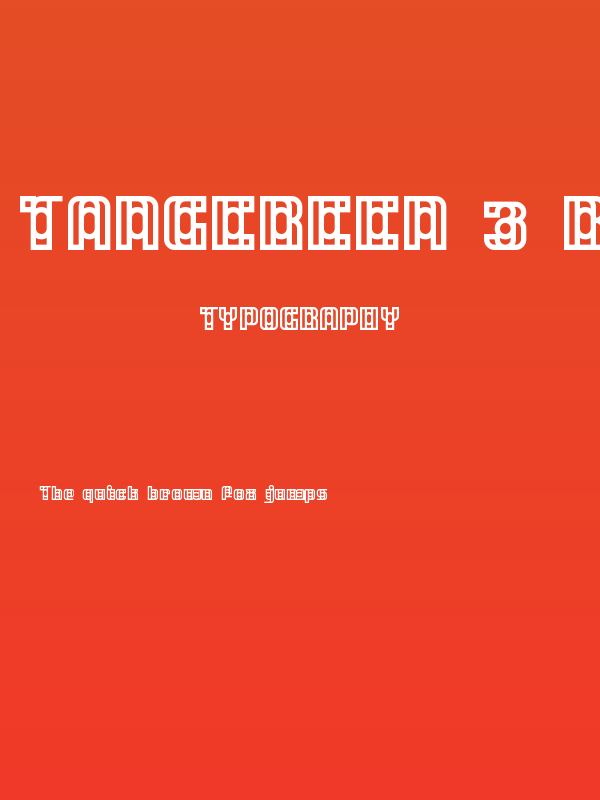 Tangereen 3 Regular Poster