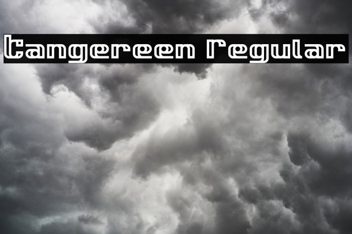 Tangereen Regular Font examples