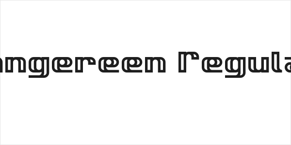 Tangereen Regular Logo