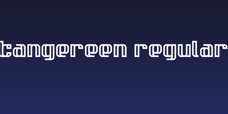 Tangereen Regular Social Header