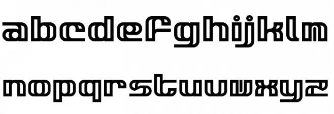 Tangereen Regular फ़ॉन्ट लोअरकेस