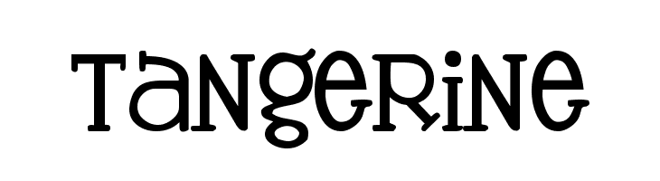 similar to tangerine font