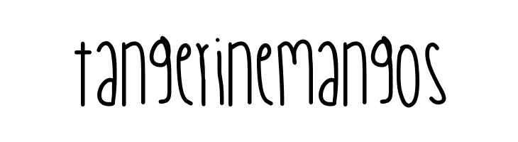 TangerineMangos  لخطوط تنزيل