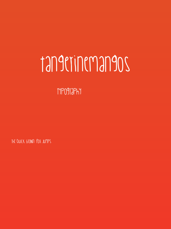 TangerineMangos Poster