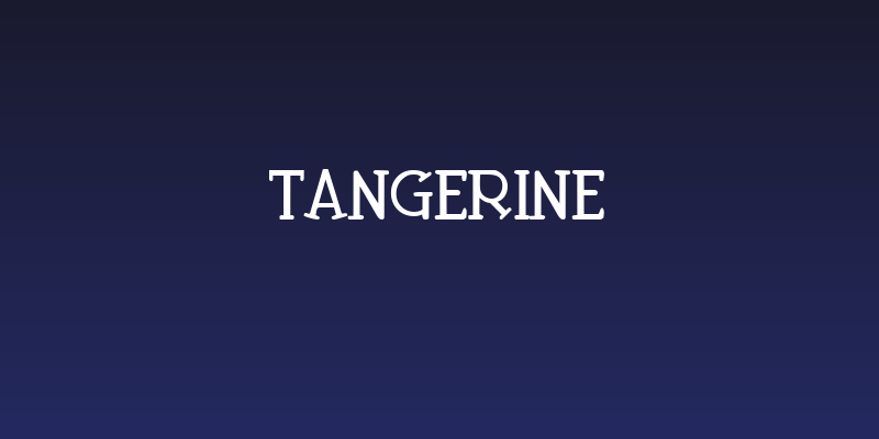 Tangerine Social Header
