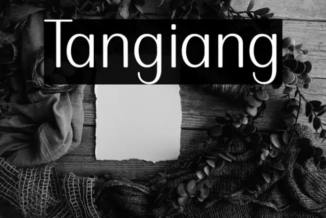 Tangiang Font examples