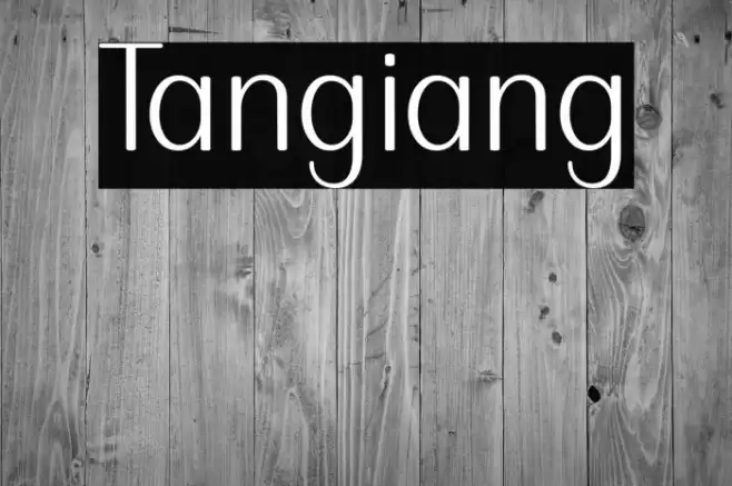 Tangiang Font examples