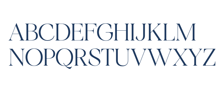 Tangier-Regular Uppercase