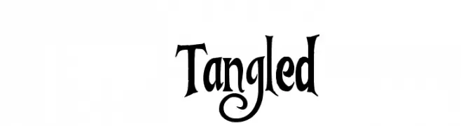 Tangled  フリーフォントのダウンロード