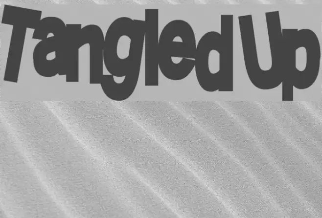 TangledUp Font examples