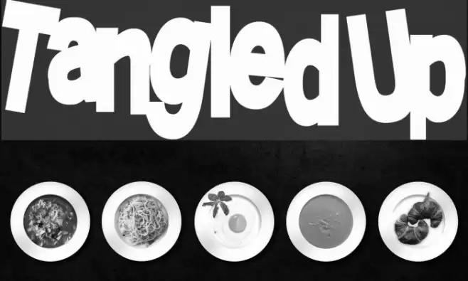 TangledUp Font examples