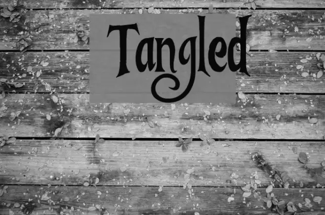 Tangled Font examples