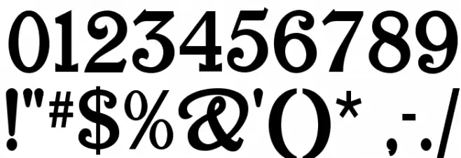 Tanglewood Tales NF Font OTHER CHARS