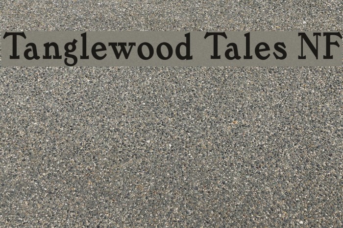 Tanglewood Tales NF Example 1