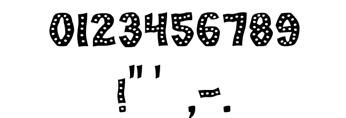 Tango Chips Font OTHER CHARS
