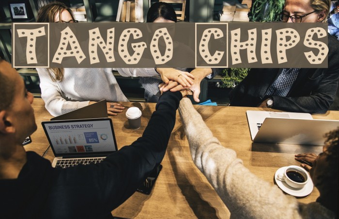 Tango Chips Font examples