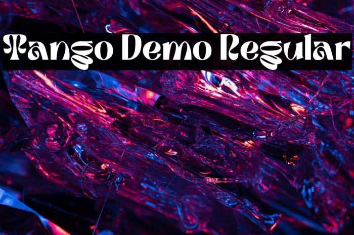 Tango Demo Regular Example 3