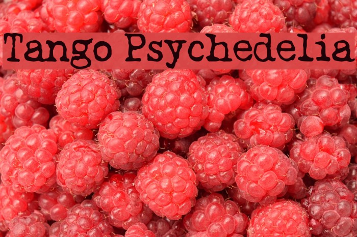 Tango Psychedelia Font examples