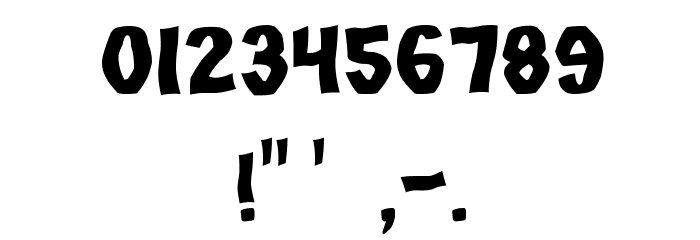 Tango Regular Font OTHER CHARS