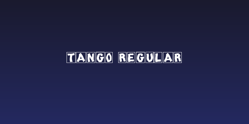Tango Regular Social Header