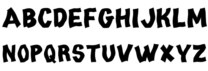 Tango Regular Font LOWERCASE