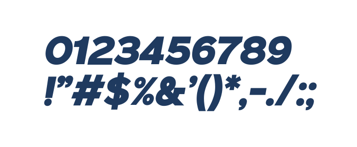 Tango Sans Bold Italic Other Characters