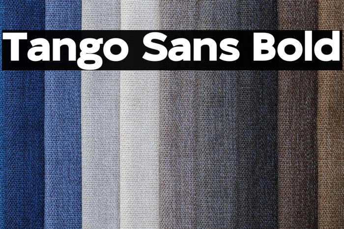 Tango Sans Bold Example 2