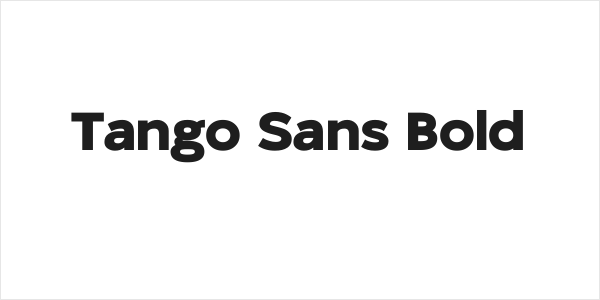 Tango Sans Bold Logo