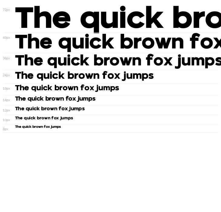 Tango Sans Bold Waterfall