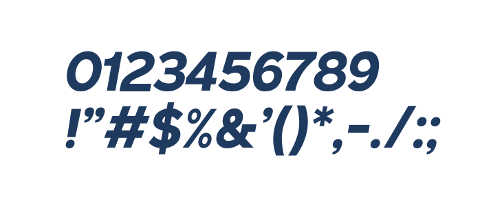 Tango Sans Italic Other Characters