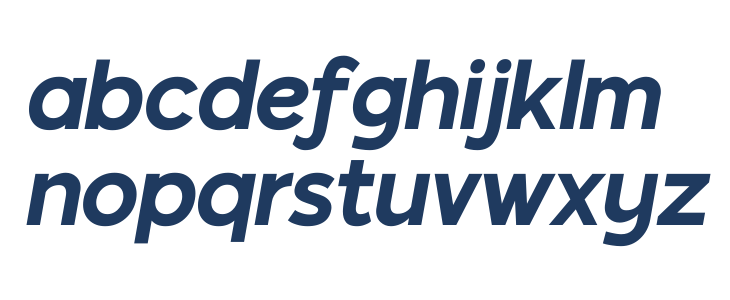 Tango Sans Italic Lowercase
