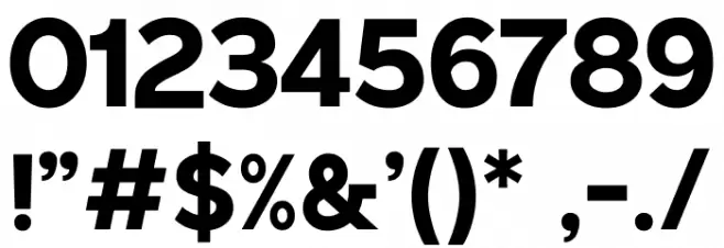 Tango Sans Font OTHER CHARS