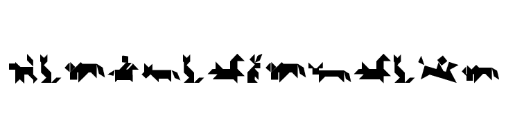 TangramAnimals  les polices de caractères gratuit tlcharger