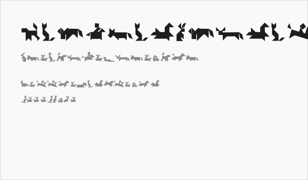 TangramAnimals Business Card