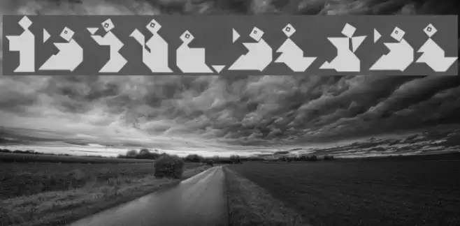 TangramBam Font examples