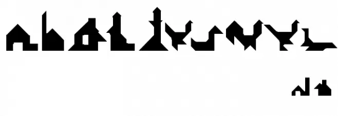 TangramBlack Font OTHER CHARS